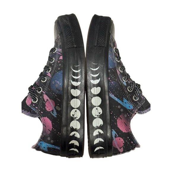 Converse CTAS Platform Galaxy Moon Phase Sneakers Woman’s 9 All Star - Picture 3 of 10